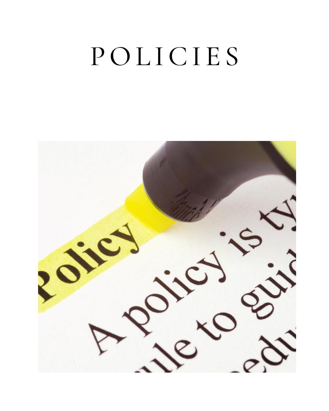 Policies